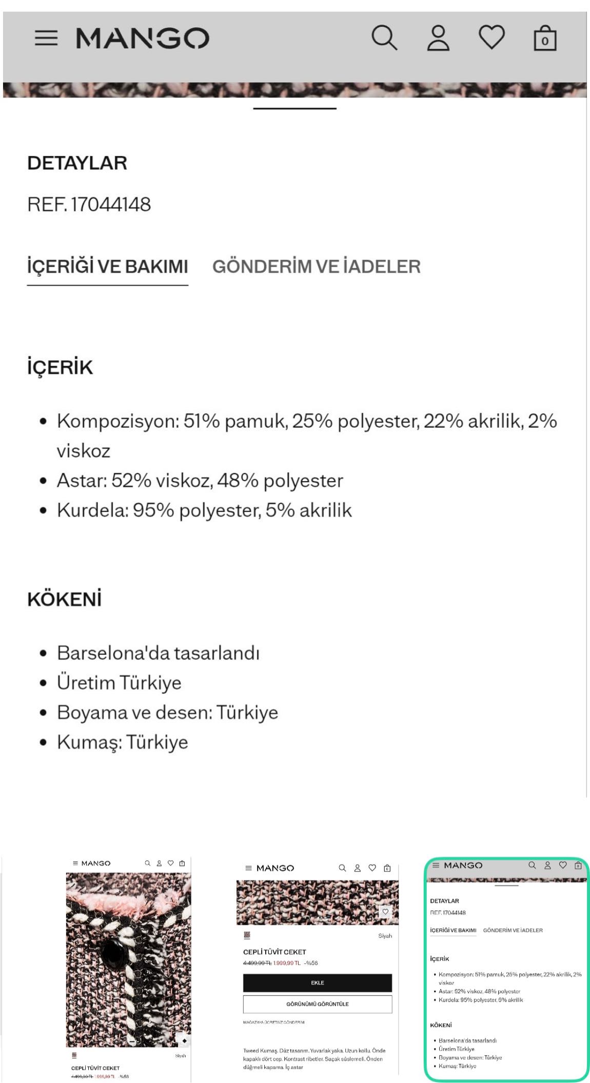 Cepeli Tüvit Ceket — görsel 6/10