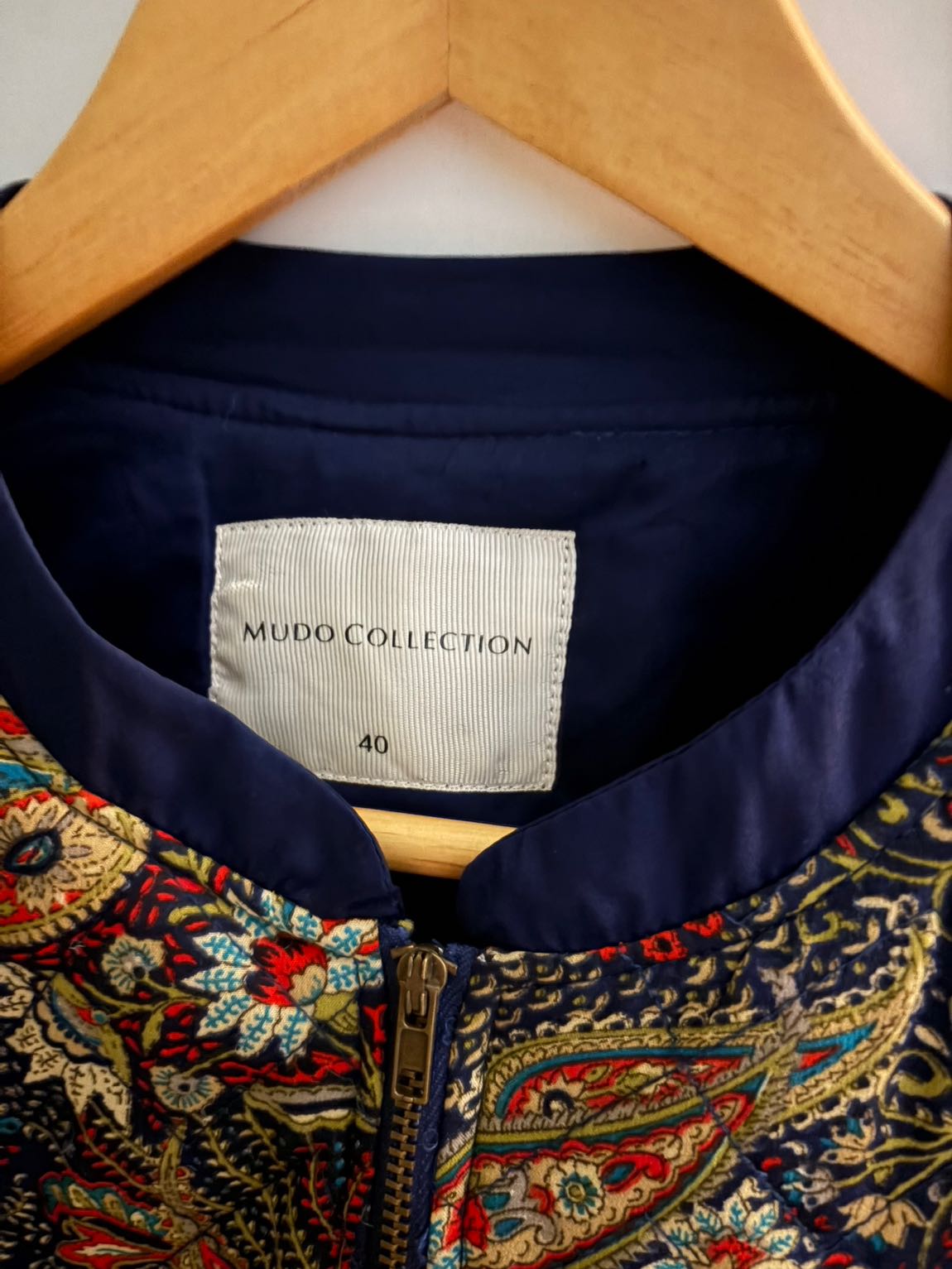 Mudo Collection Şal Desenli Bomber Ceket — görsel 2/4