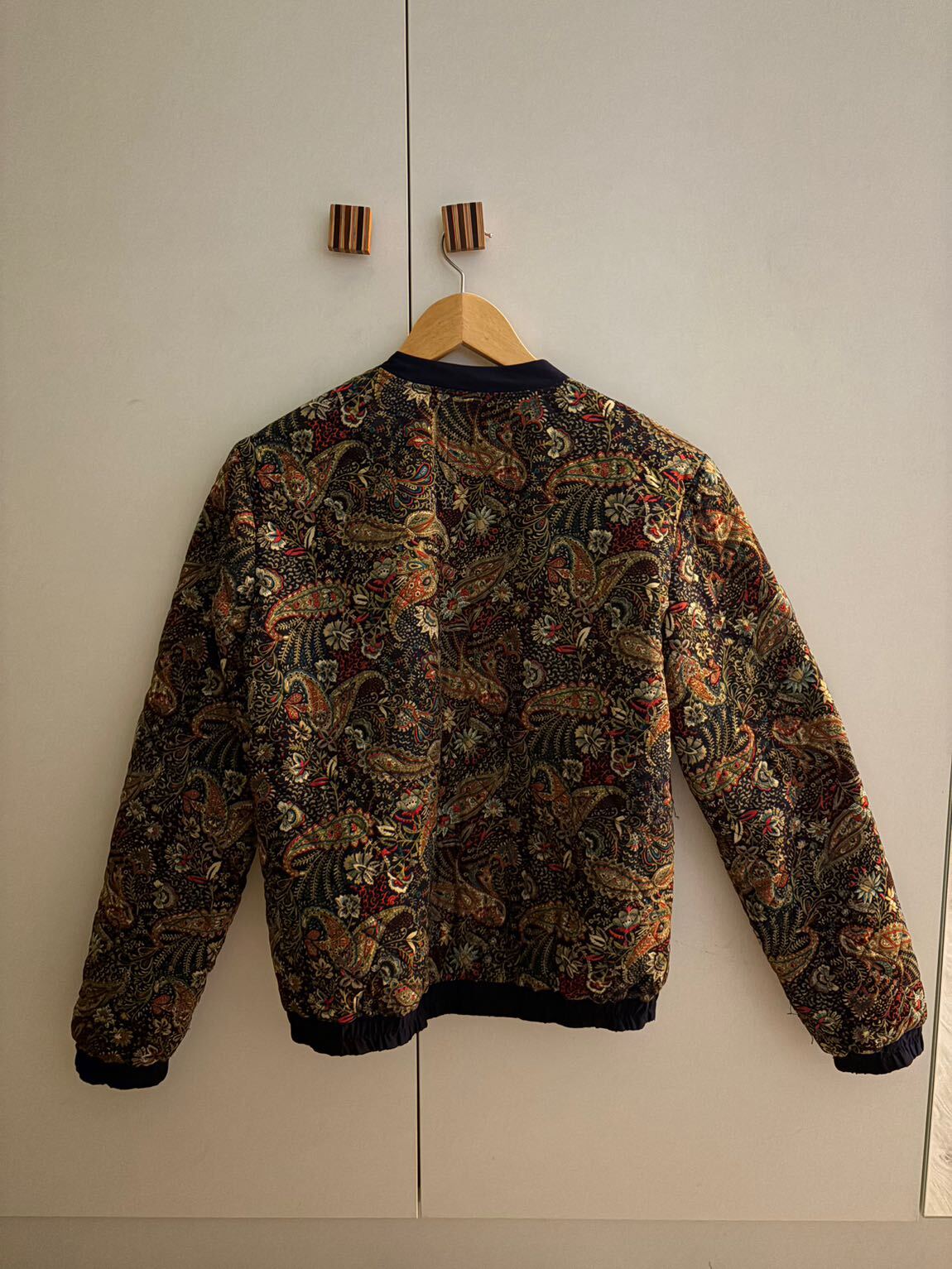 Mudo Collection Şal Desenli Bomber Ceket — görsel 4/4