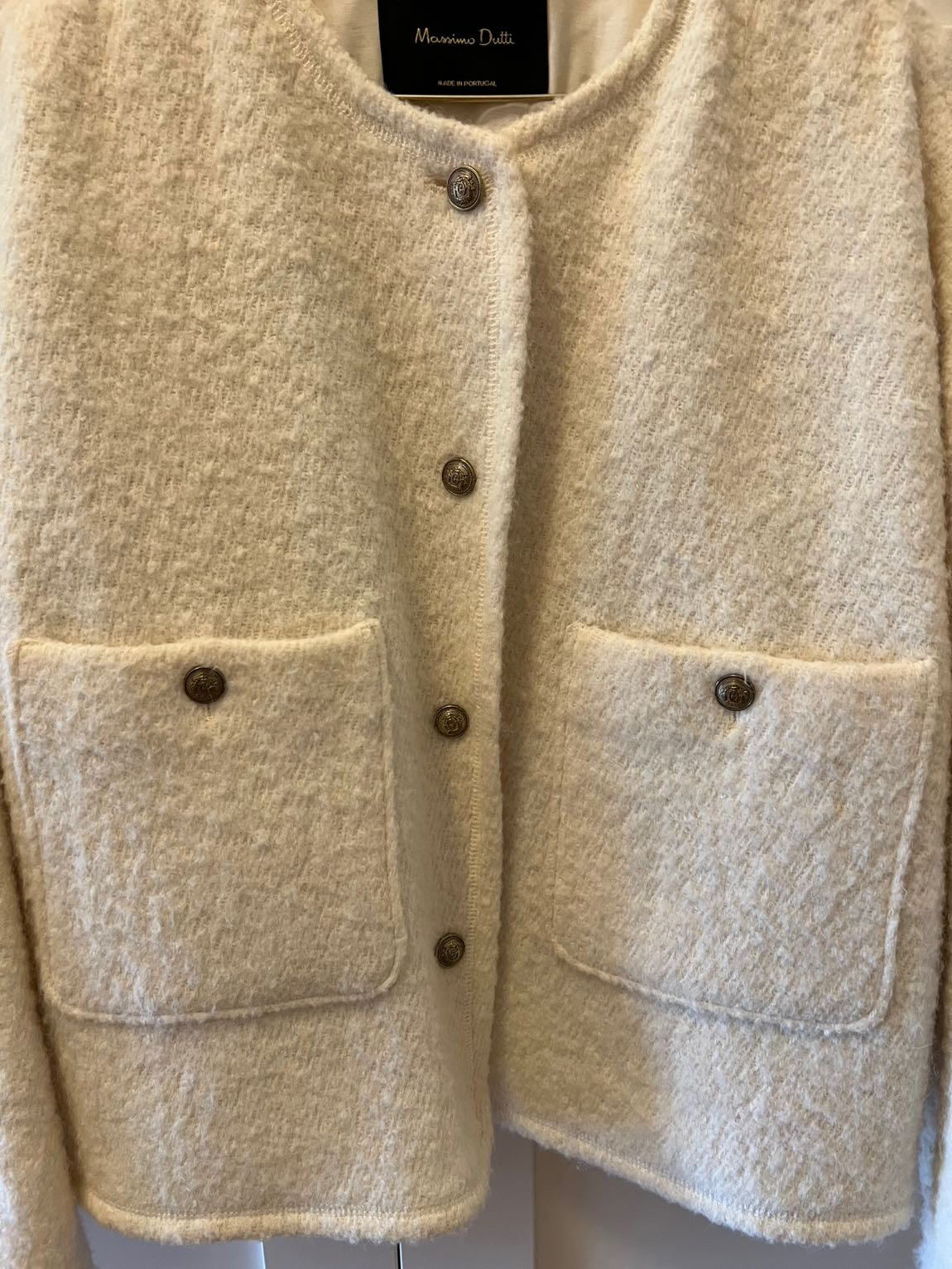 Massimo Dutti Krem Ceket M — görsel 3/8