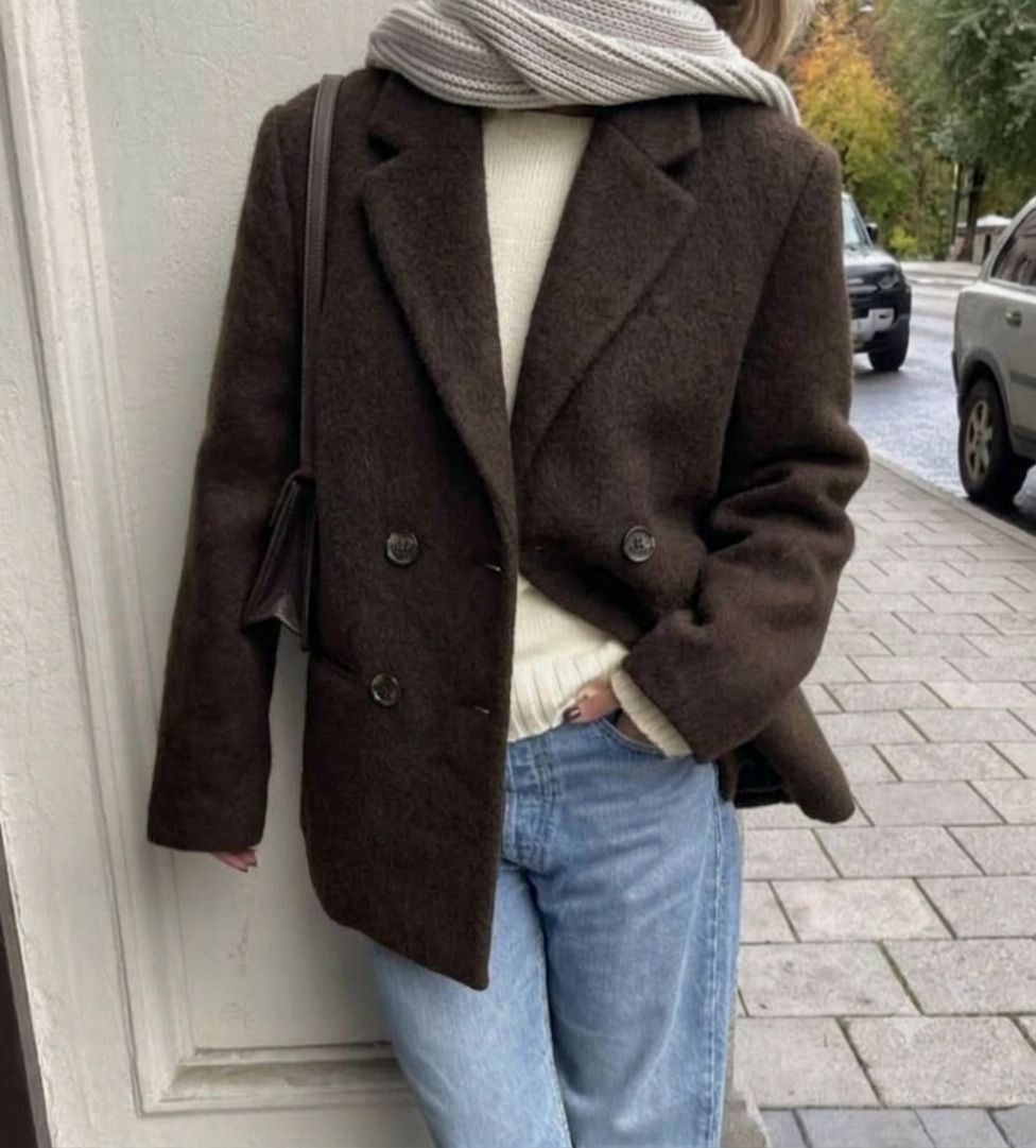 Koyu Kahve Yün Ceket — görsel 2/15