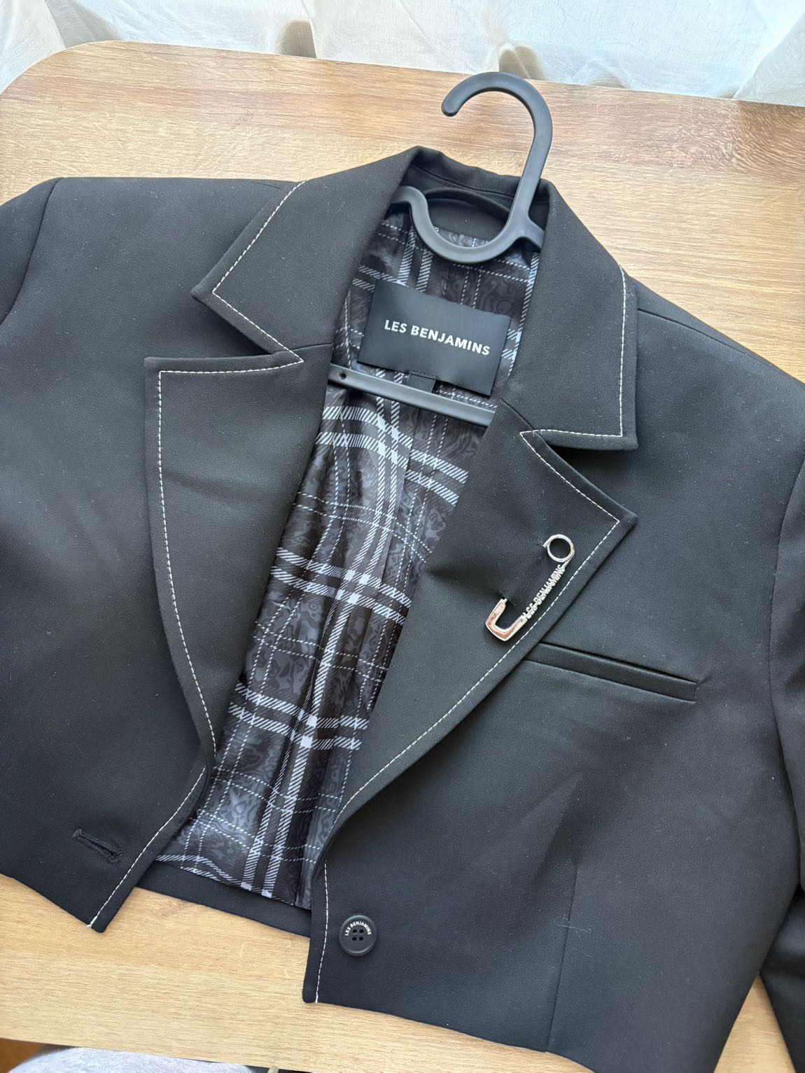 Les Benjamins Kadın Crop Blazer — görsel 6/7