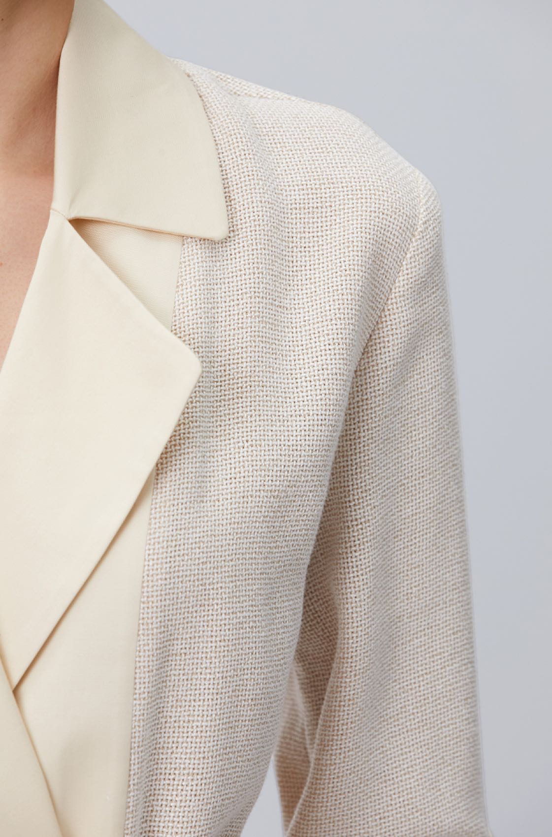 Krem Blazer Ceket — görsel 5/6