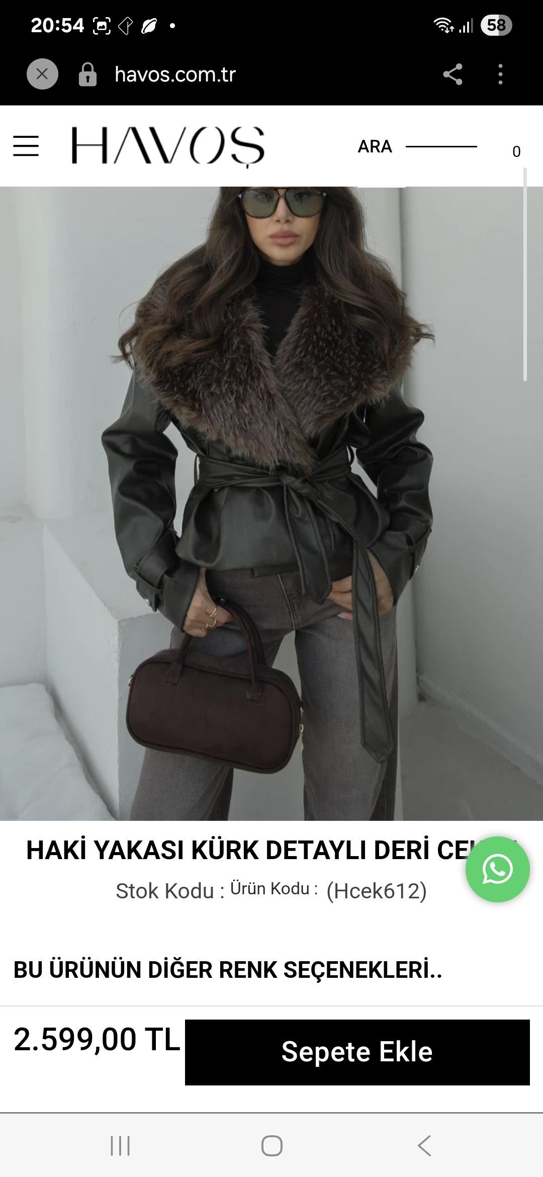 Siyah Deri Ceket — görsel 4/20