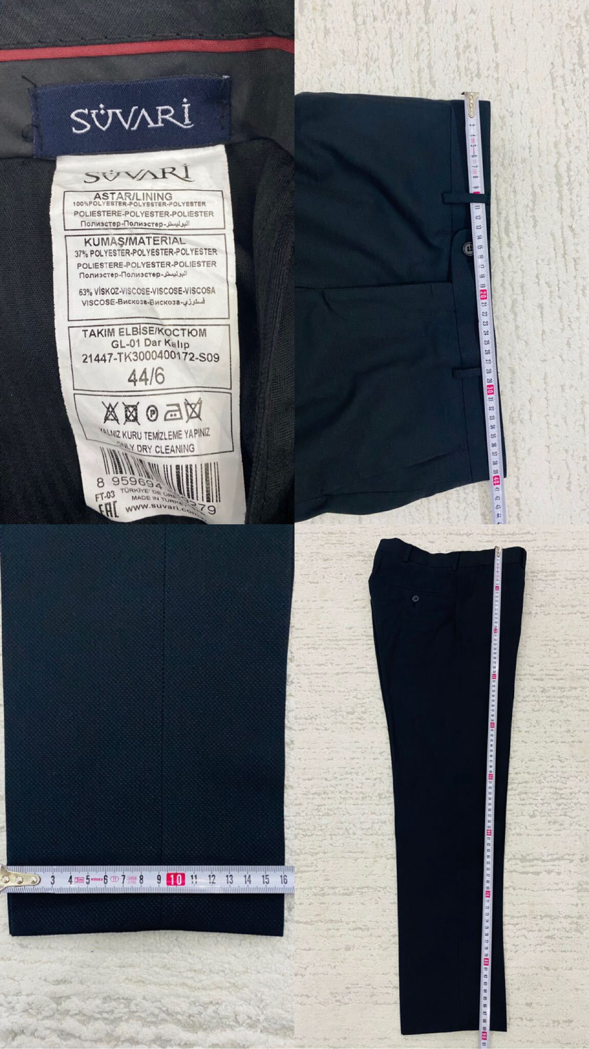 Süvari Damatlık Smokin Siyah Slim Fit — görsel 5/8