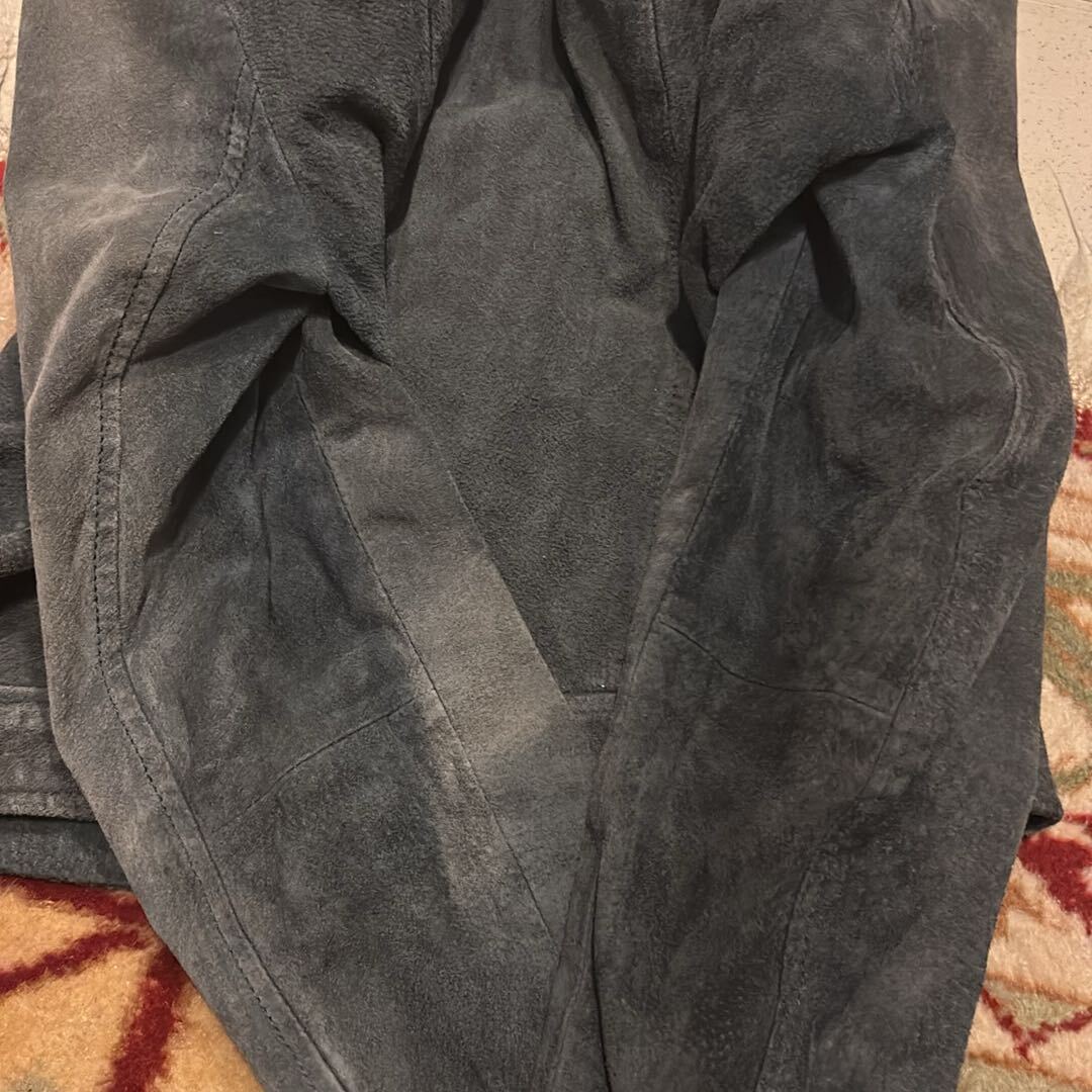 Mango Fitted Suede Jacket — görsel 6/7
