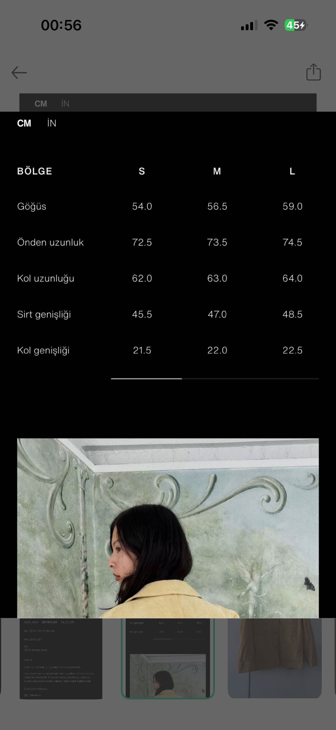 Zara süet deri ceket — görsel 12/12