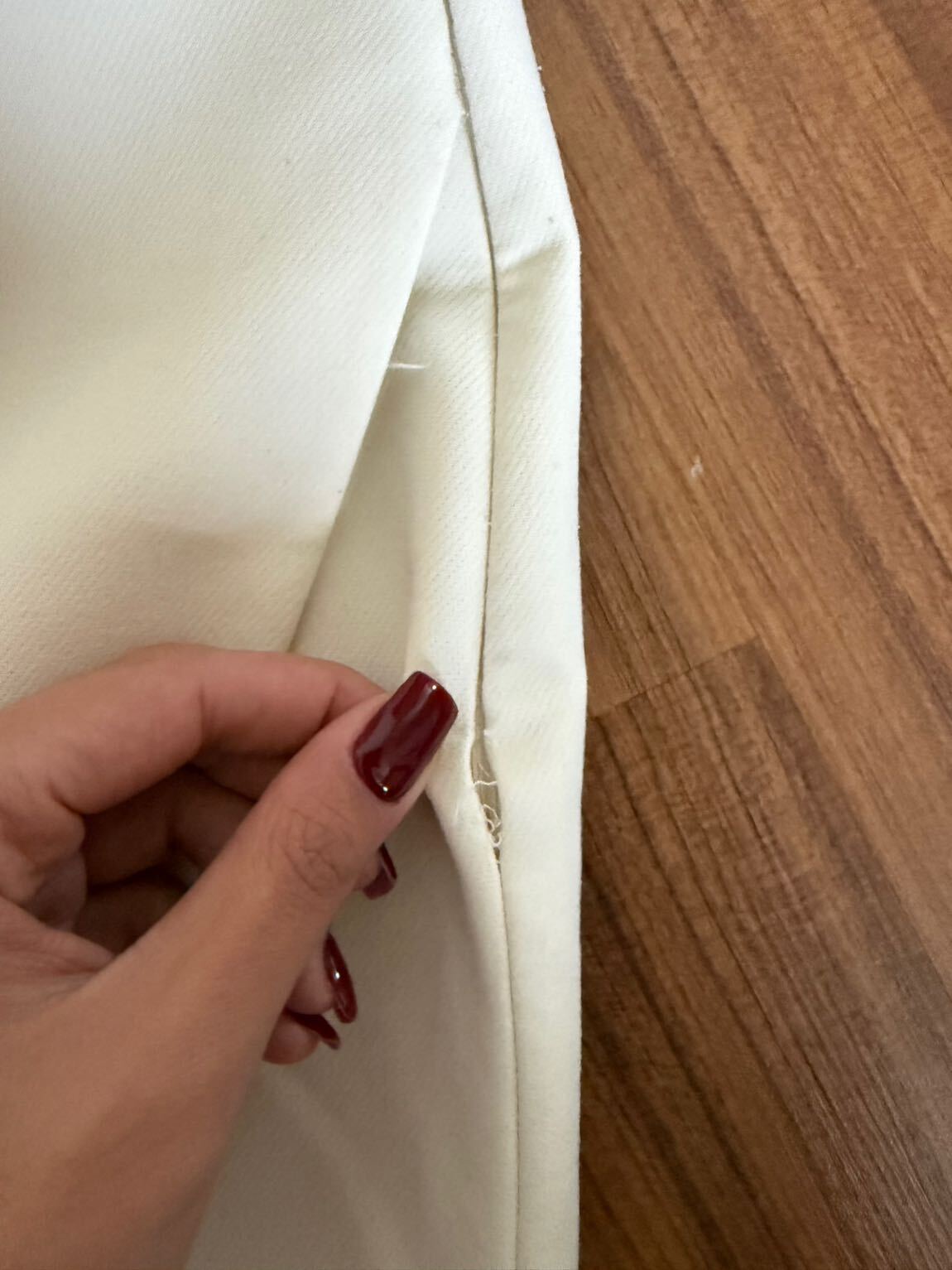 Zara Krem Şort Etek — görsel 4/5