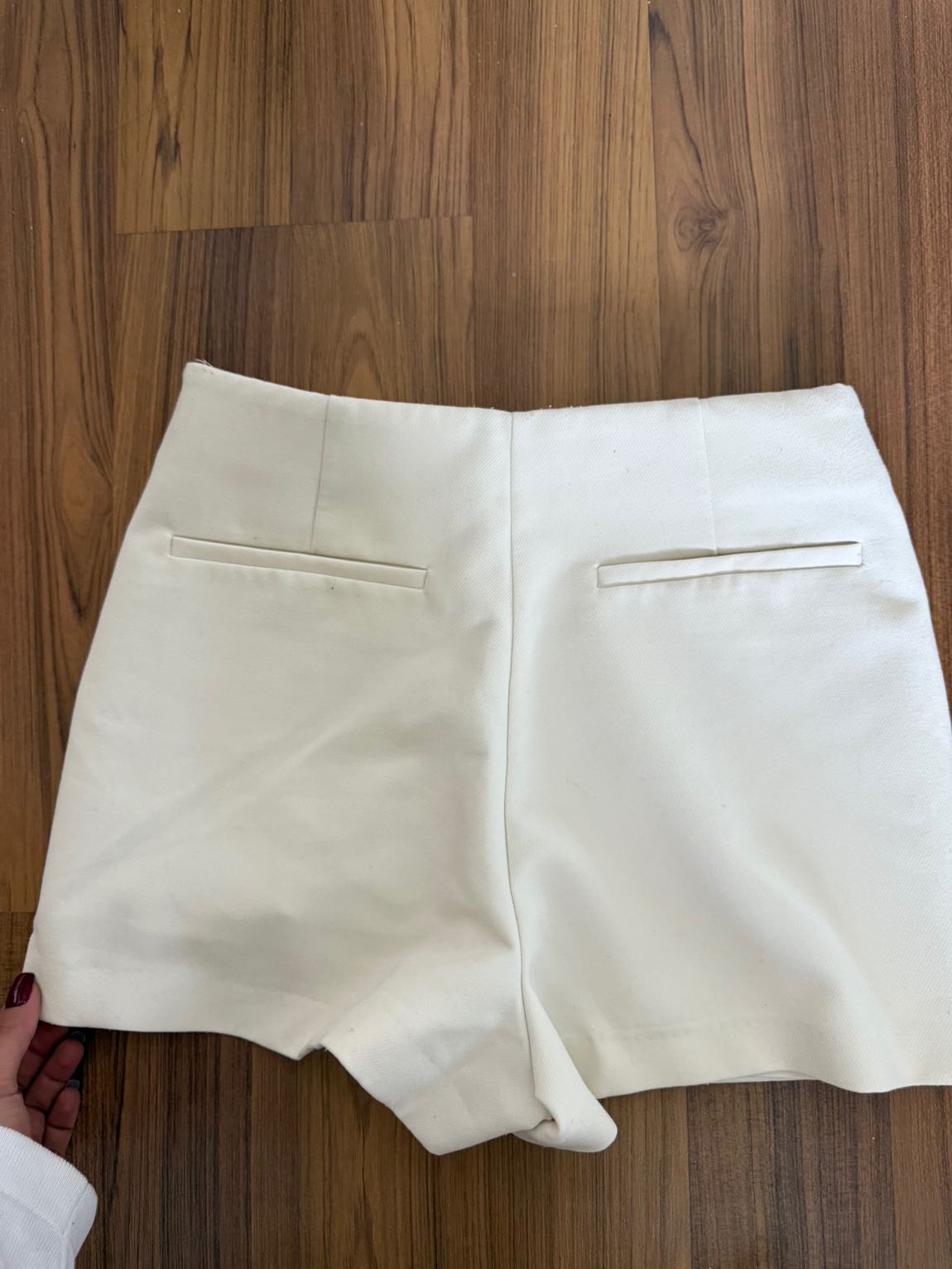 Zara Krem Şort Etek — görsel 5/5