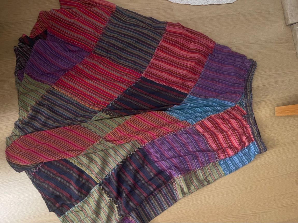 Desenli Patchwork Etek — görsel 3/5