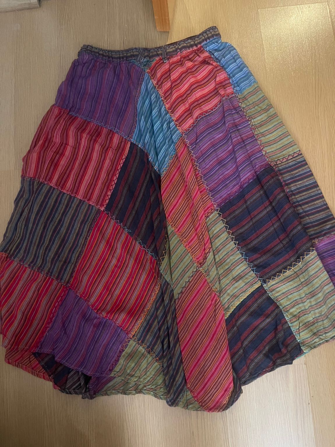 Desenli Patchwork Etek — görsel 5/5
