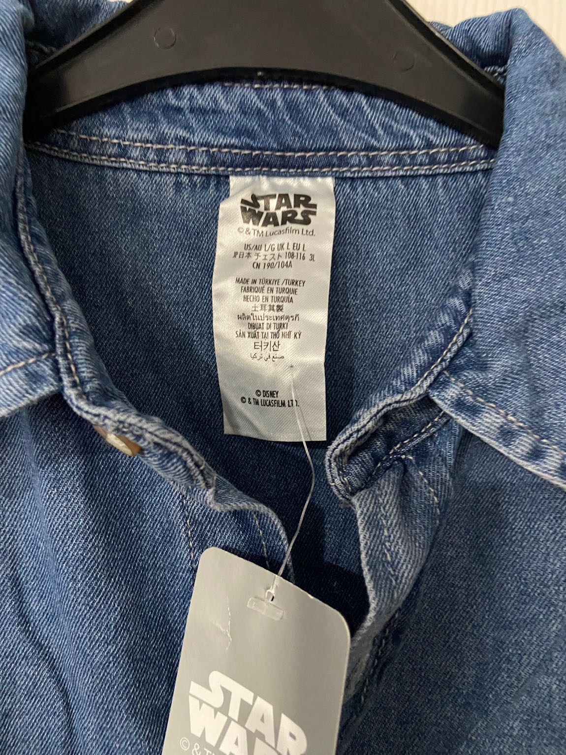 Star Wars Kot Denim Gömlek — görsel 3/6