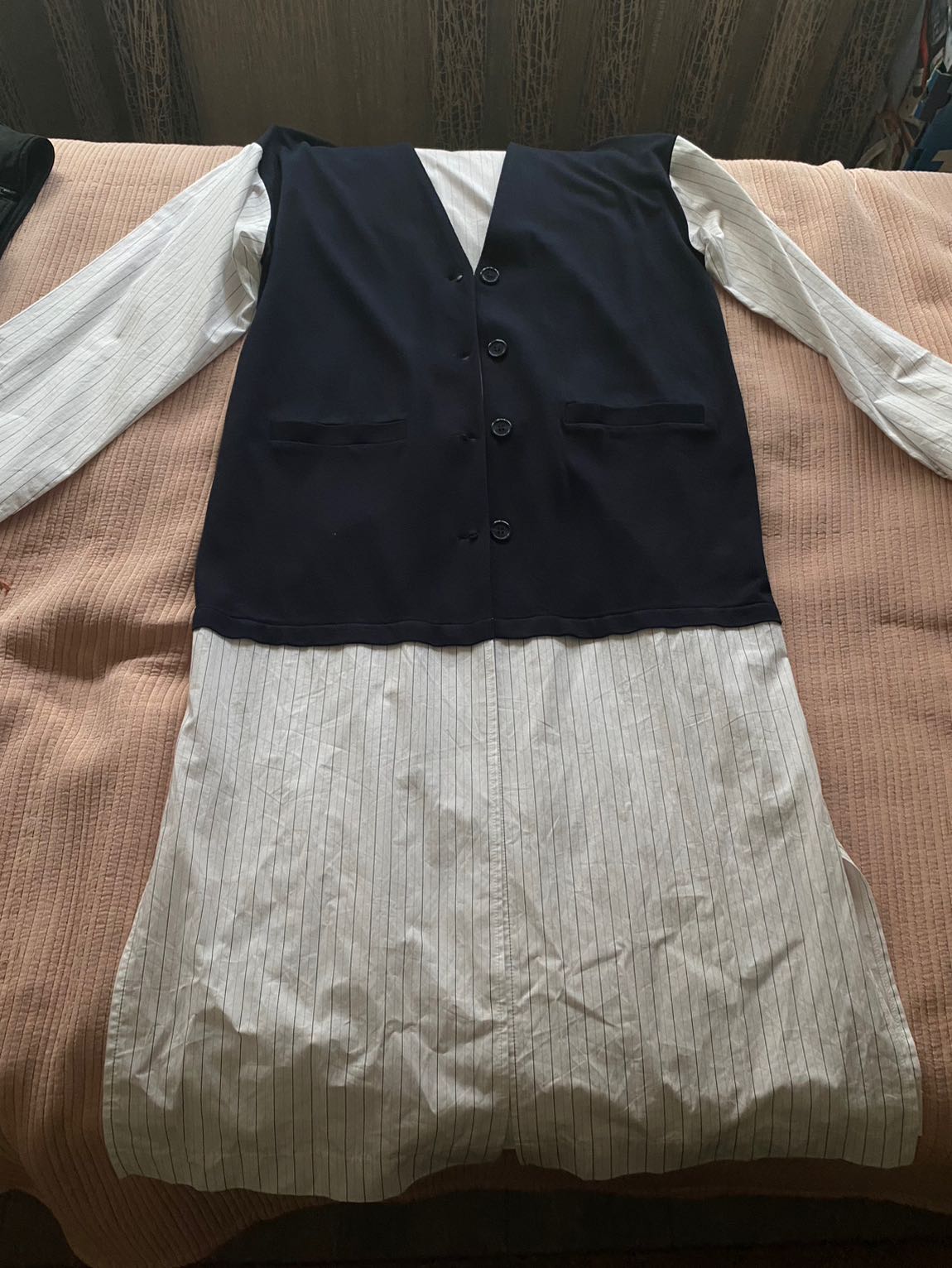 Zara Kontrast Poplin Ceket — görsel 5/5