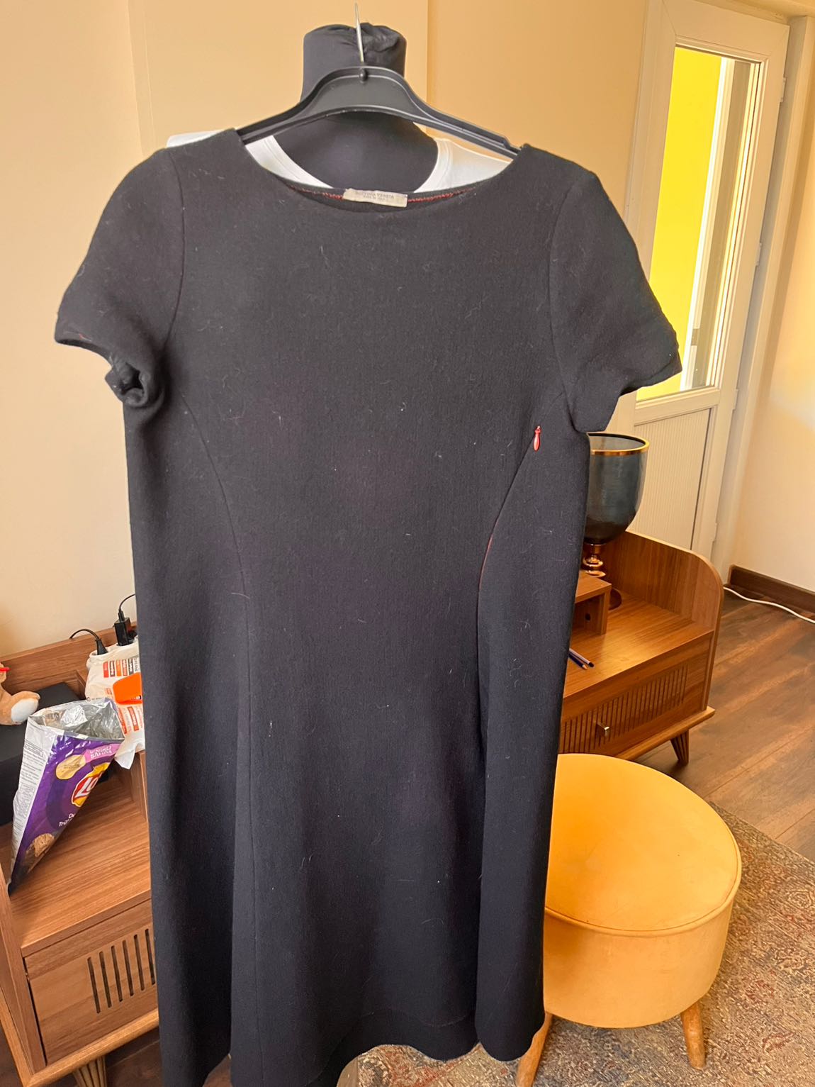 Bottega Veneta Yün Siyah Elbise Beymen — görsel 3/9