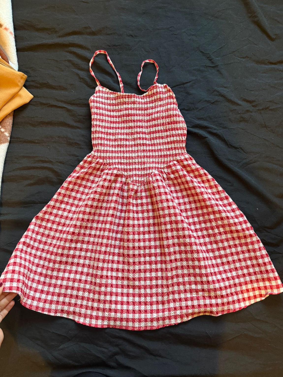 Kareli Mini Elbise — görsel 4/4