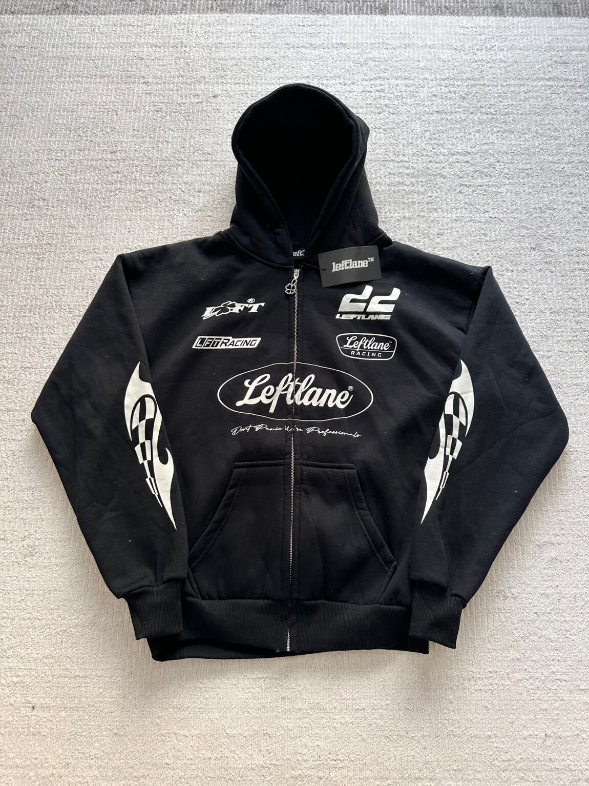 Leftlane Racing Fermuarlı Sweatshirt — görsel 5/9