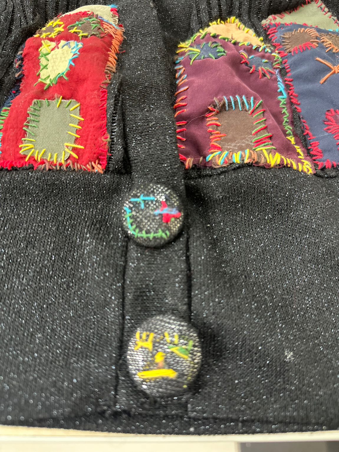 Bohem patchwork Desenli Hırka — görsel 5/12