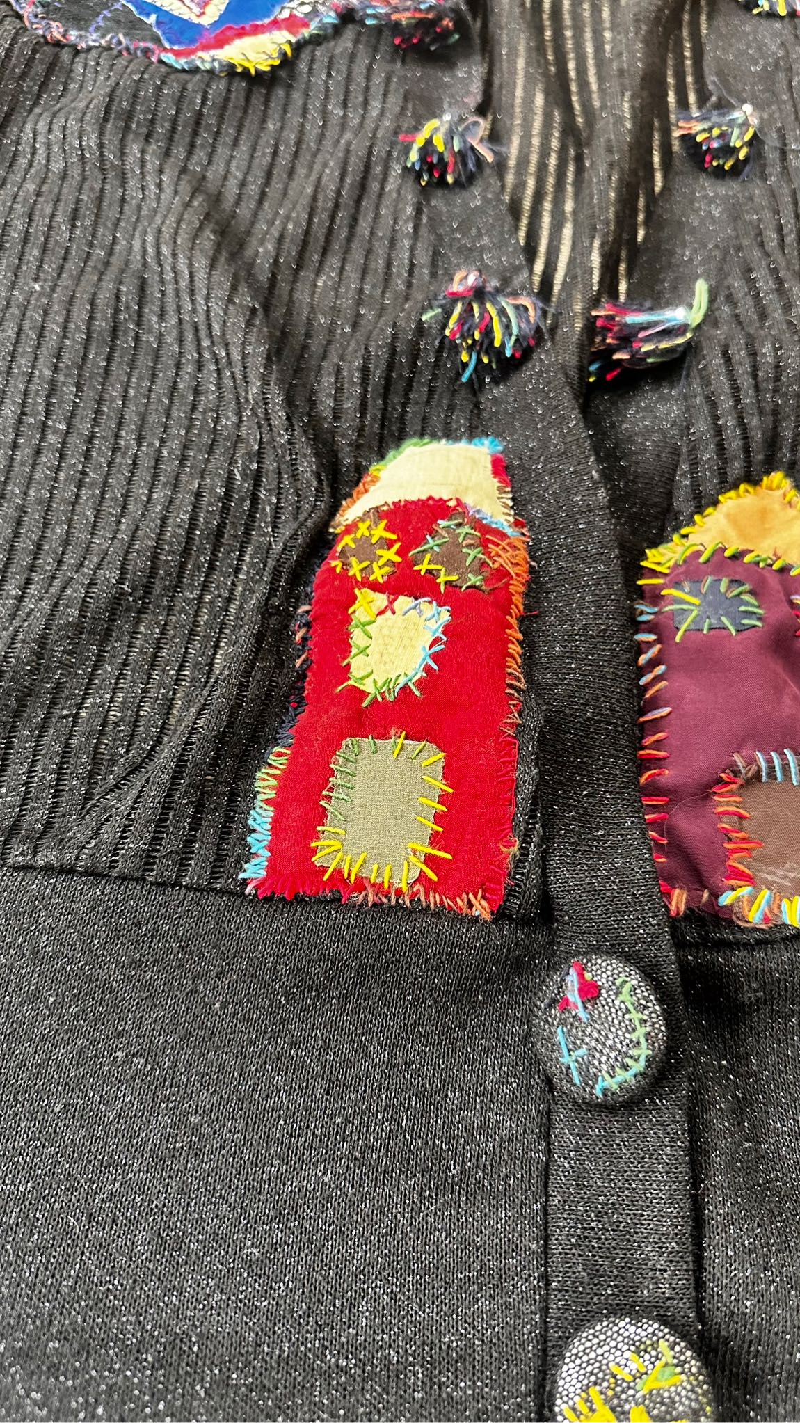 Bohem patchwork Desenli Hırka — görsel 4/12