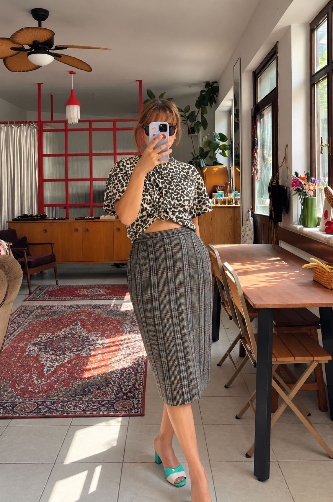 Vintage blazer ve etek takım — görsel 8/9
