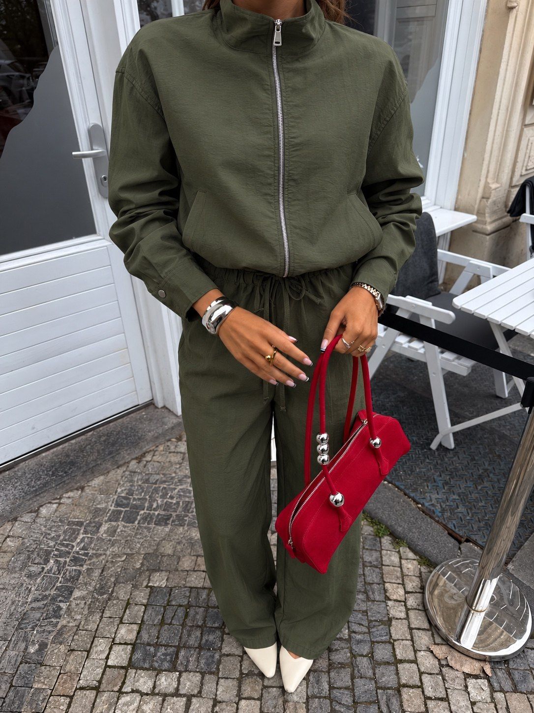 Zara Model Fermuarlı Paraşüt Takım M — görsel 4/16