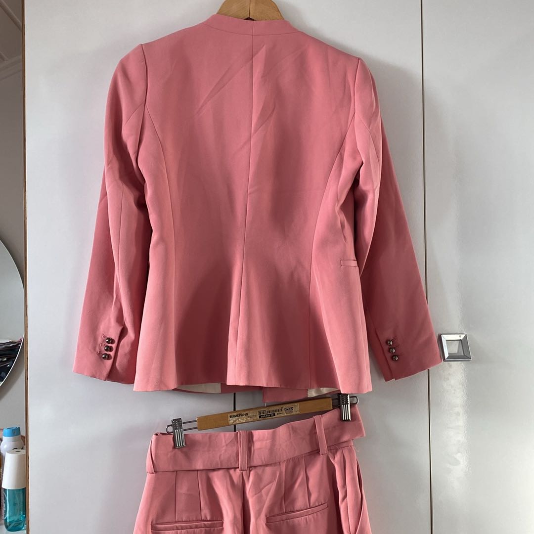 Pembe Ceket ve Pantolon Takım — görsel 3/4