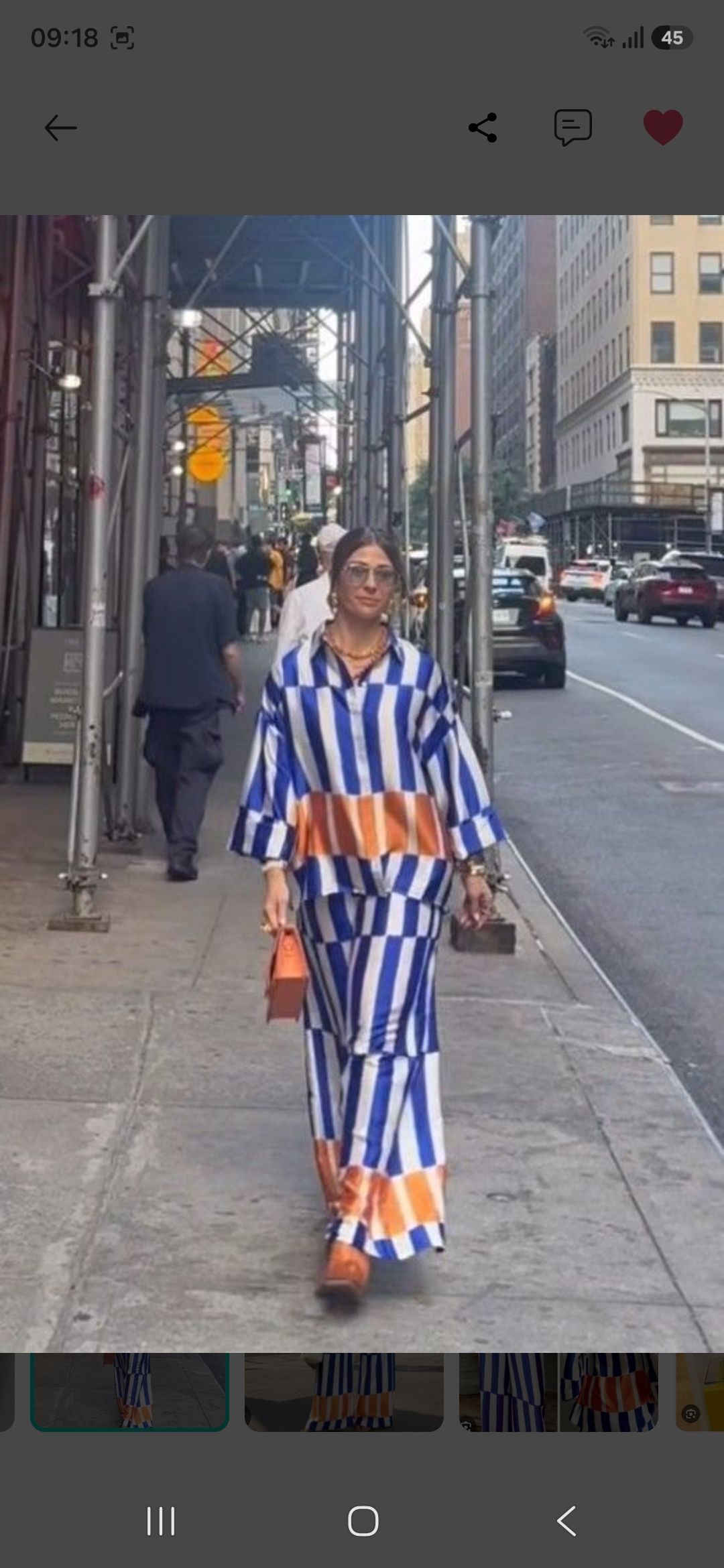 Zara Çizgili İkili Takım m beden — görsel 5/19