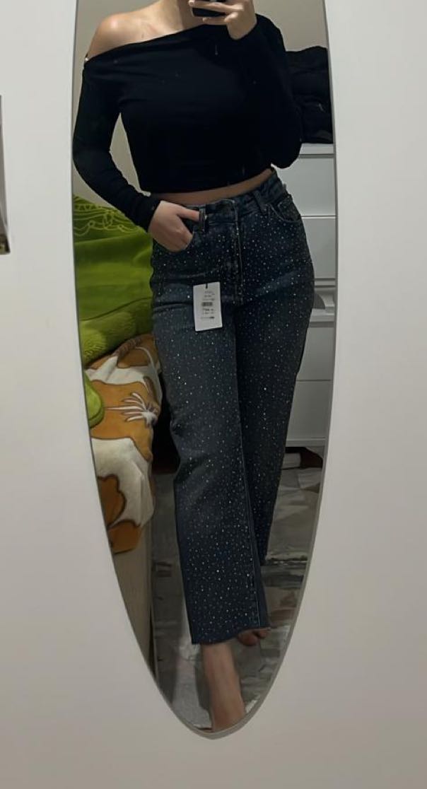 Addax Taşlı Kot Pantolon — görsel 3/7