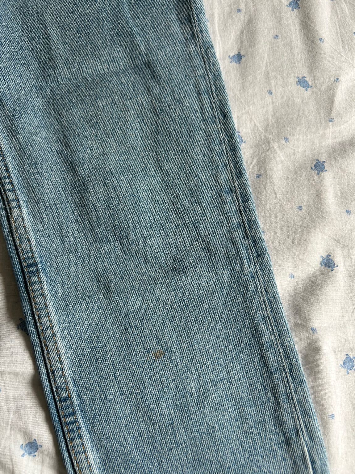 Bershka Mavi Straight Fit Jean Pantolon — görsel 4/5