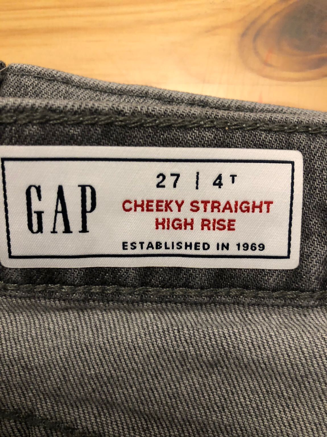 GAP Gri Jean Pantolon — görsel 3/5