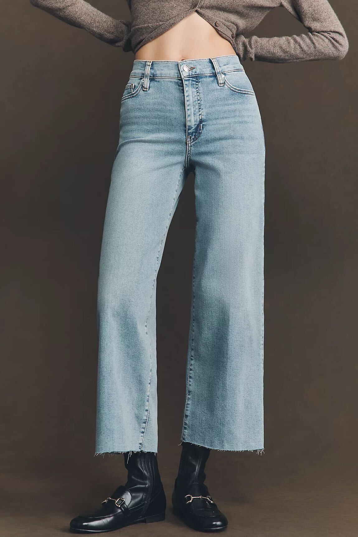 Frame Le Slim Palazzo Crop Jean 🤍✨ — görsel 2/14