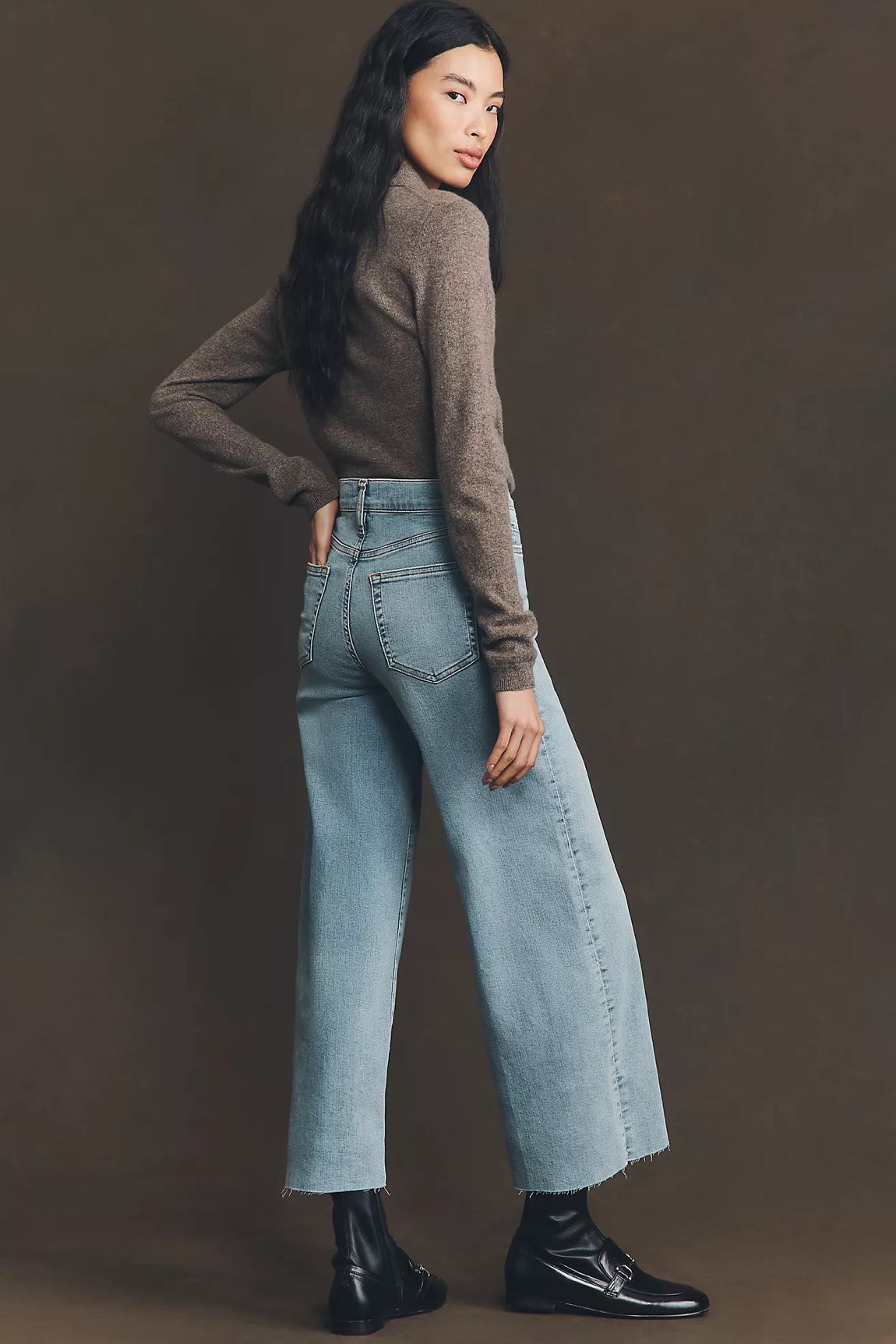Frame Le Slim Palazzo Crop Jean 🤍✨ — görsel 3/14
