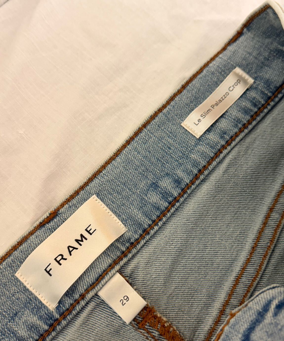 Frame Le Slim Palazzo Crop Jean 🤍✨ — görsel 12/14