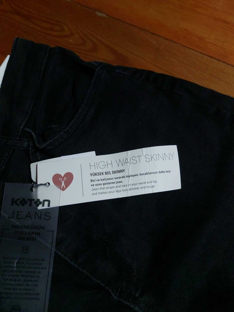Koton Siyah Skinny Jean Pantolon — görsel 6/8