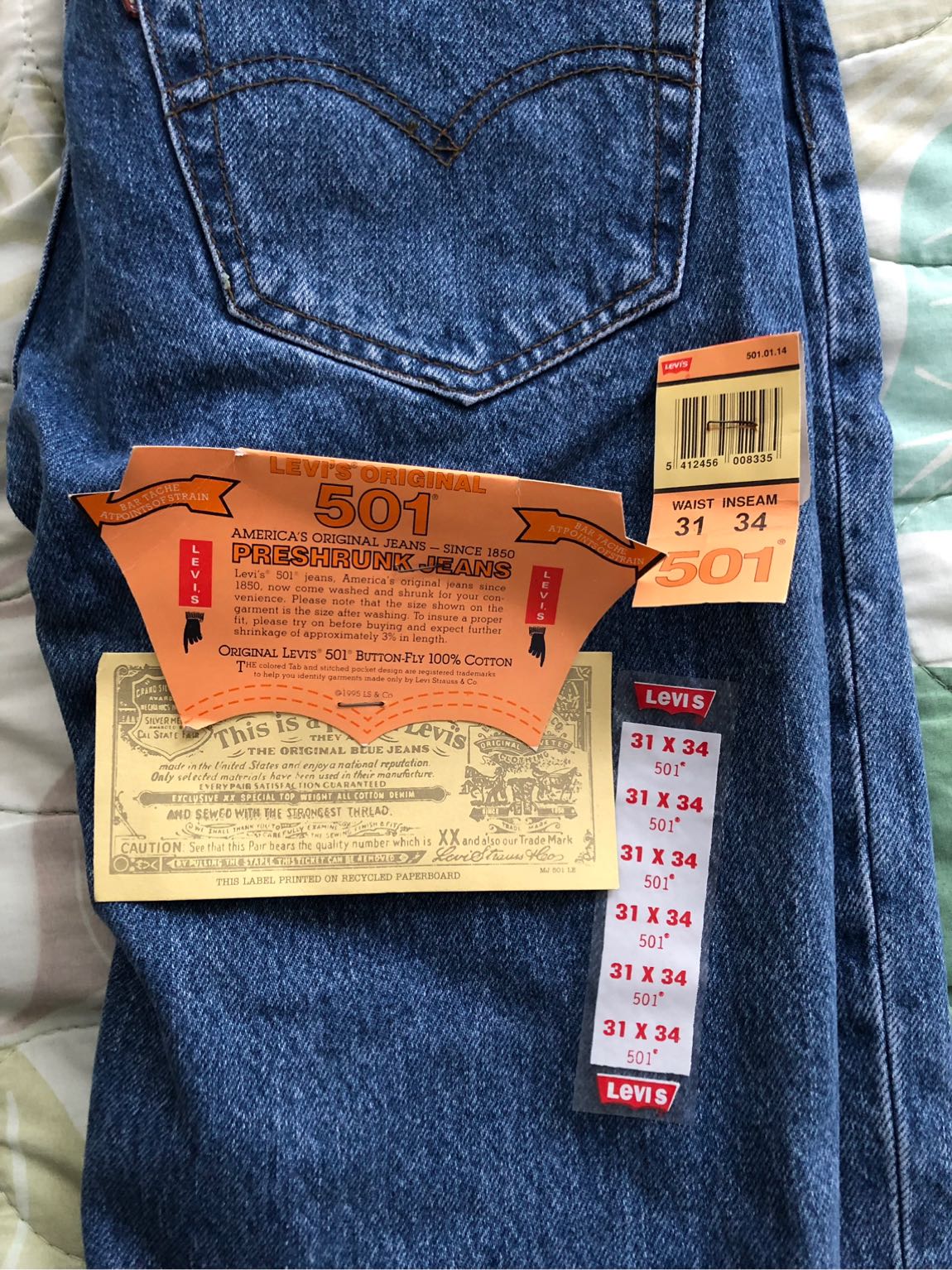 🇺🇸 90's levis deadstock — görsel 14/14