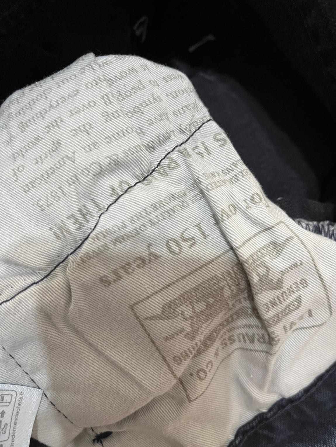 Orjinal Levi's 512 erkek kot pantolon — görsel 6/9