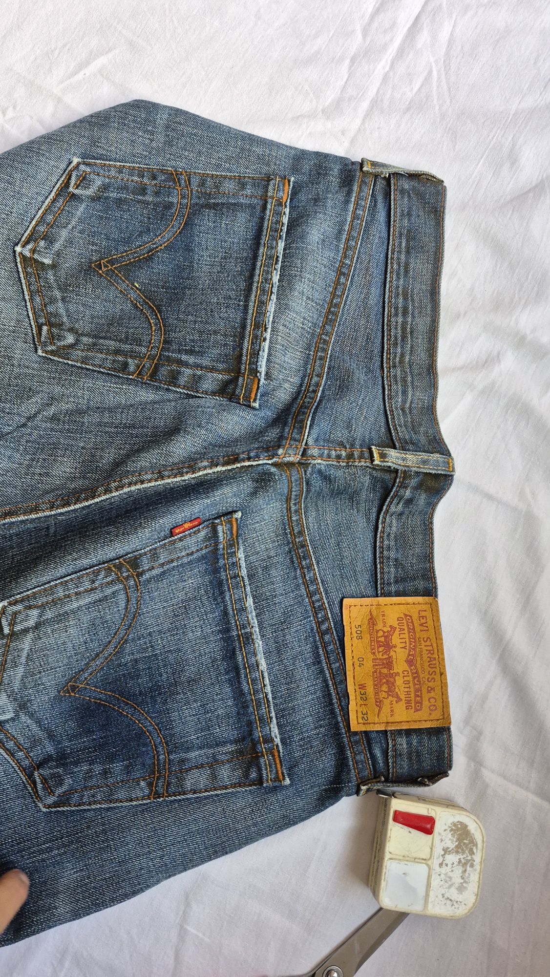 levis 508 vintage waxed erkek jean — görsel 2/3
