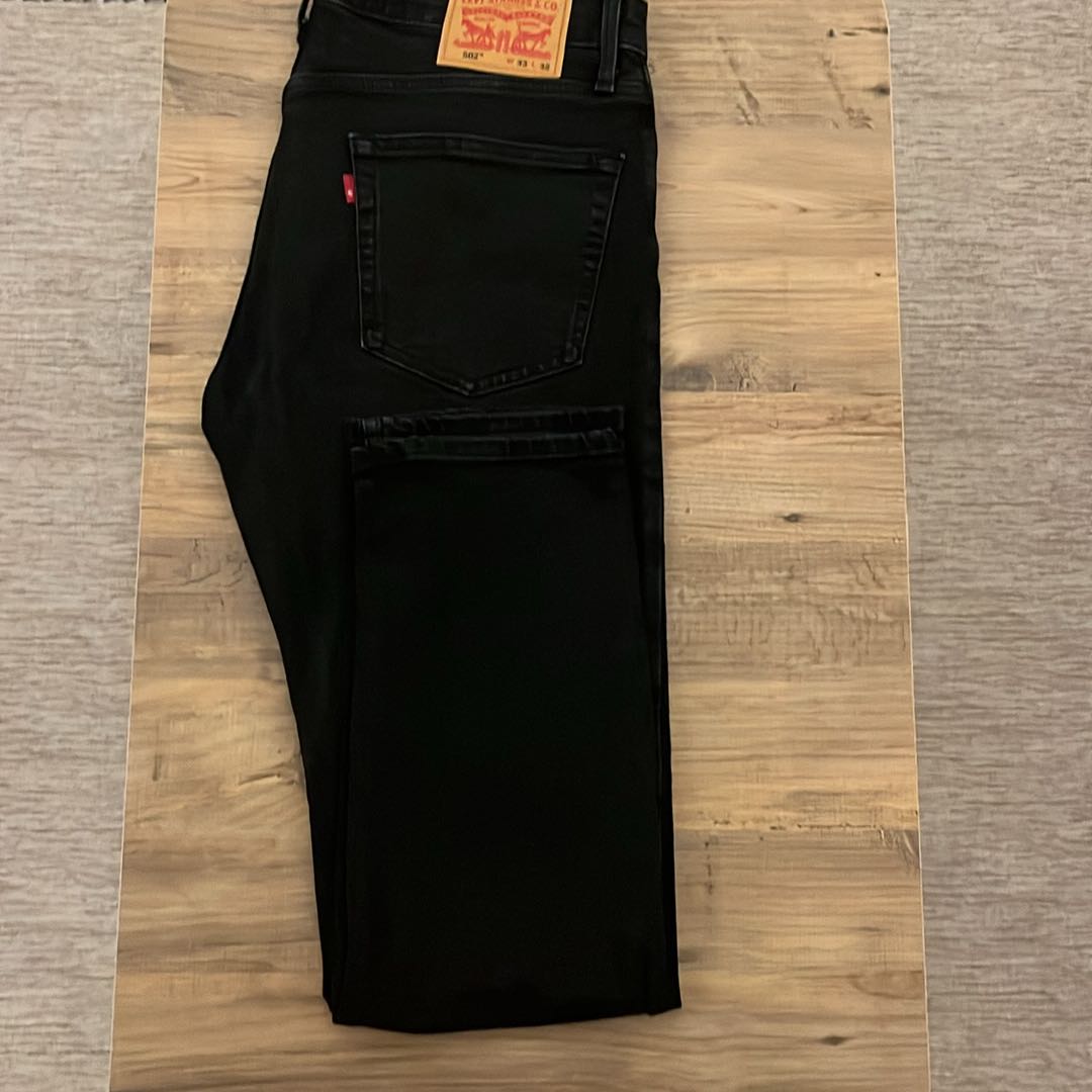 Levis 502 33/32 Siyah Kot Pantolon — görsel 3/6