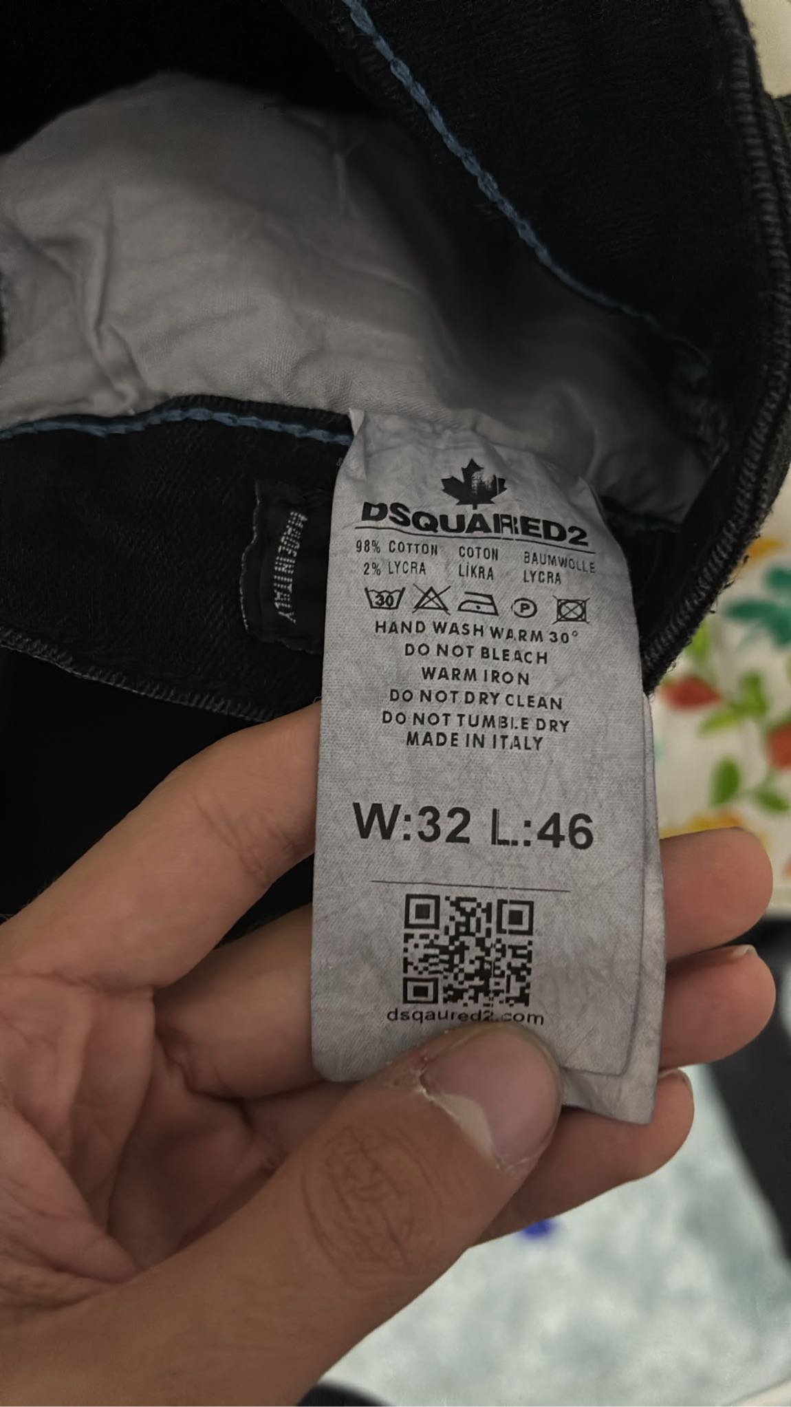 DSQUARED2 Siyah Jean Pantolon — görsel 4/4