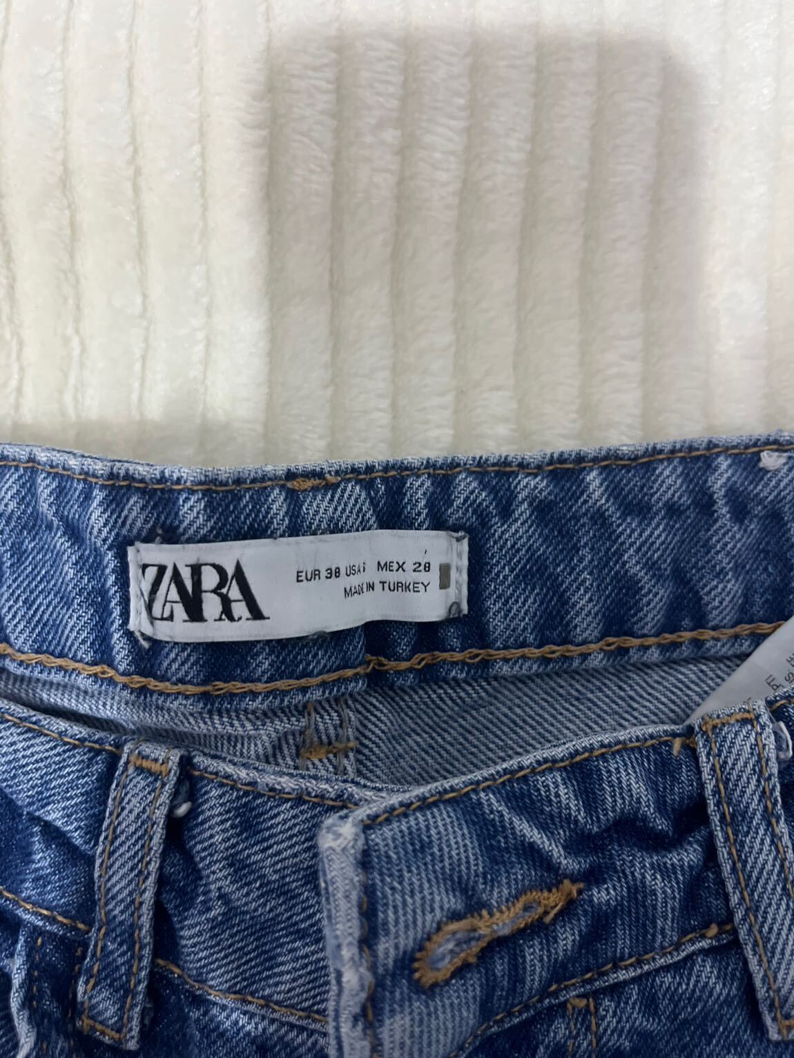 Mavi Yüksek Bel Jean Pantolon — görsel 5/7