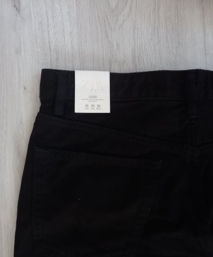 Zara Siyah Jean Pantolon — görsel 4/4