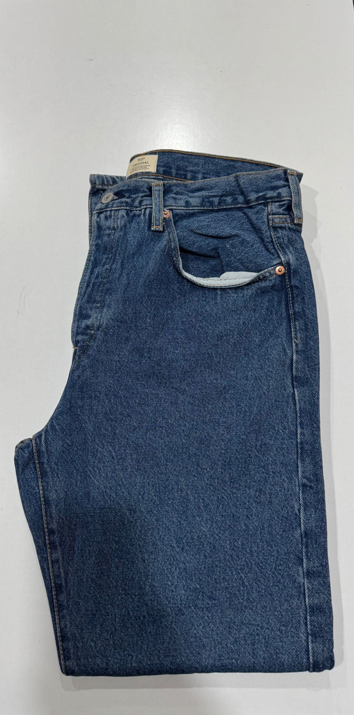 Levi’s 501 Original Straight Fit Jean — görsel 5/13