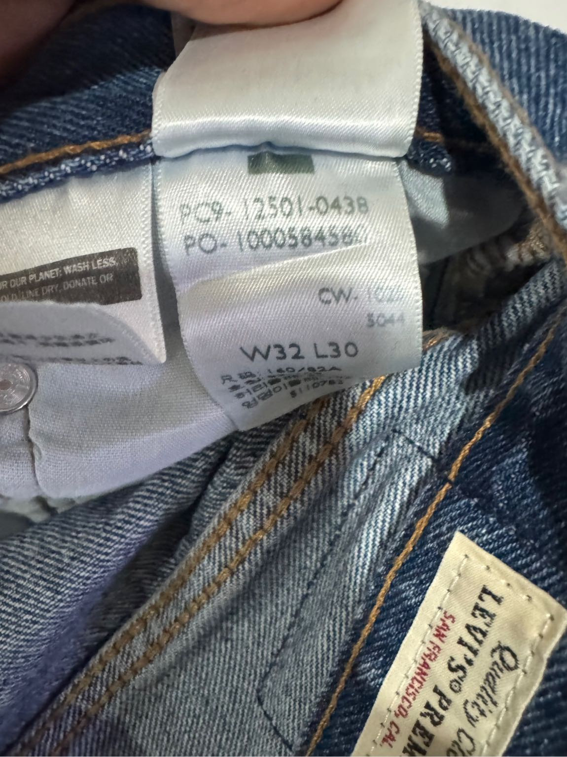 Levi’s 501 Original Straight Fit Jean — görsel 7/13