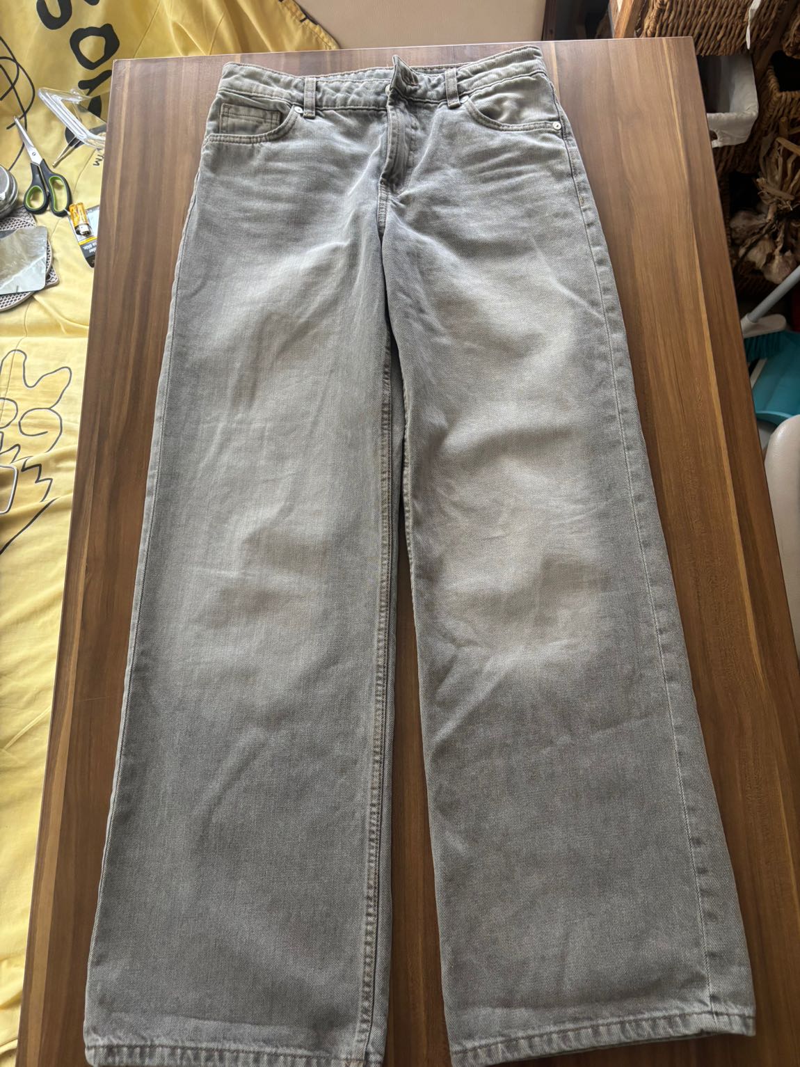 Bershka gri baggy Pantolon — görsel 5/6