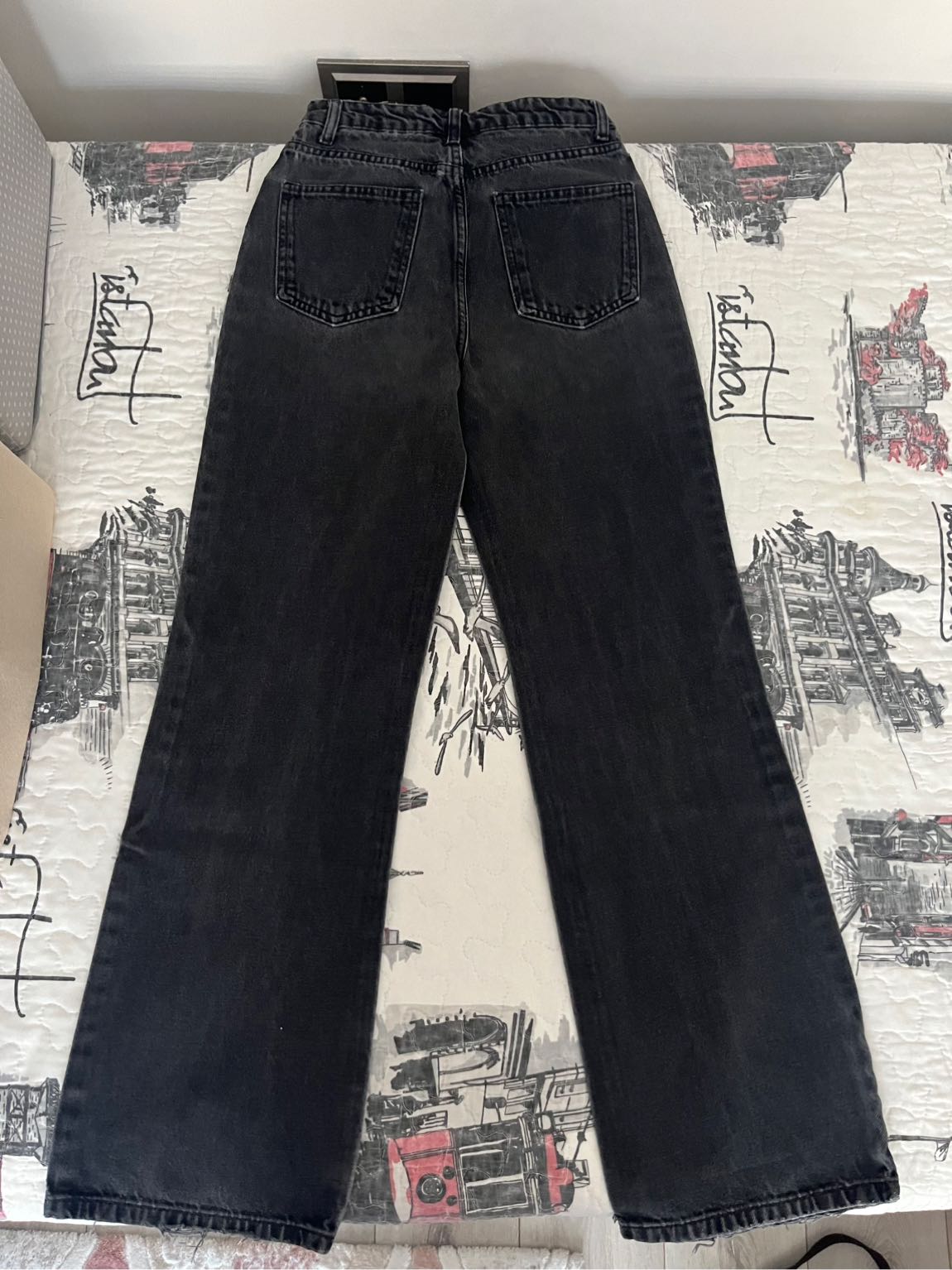 TRENDYOL MİLLA Siyah Geniş Paça Jean — görsel 4/6