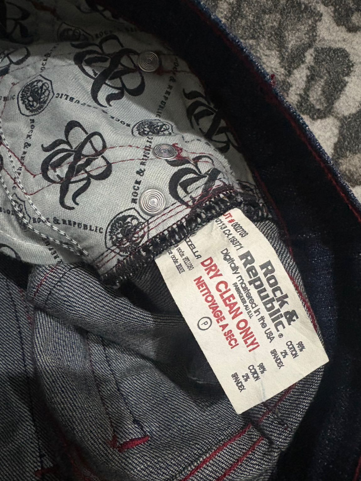 Rock and republic taşlı jean pantolon — görsel 4/5
