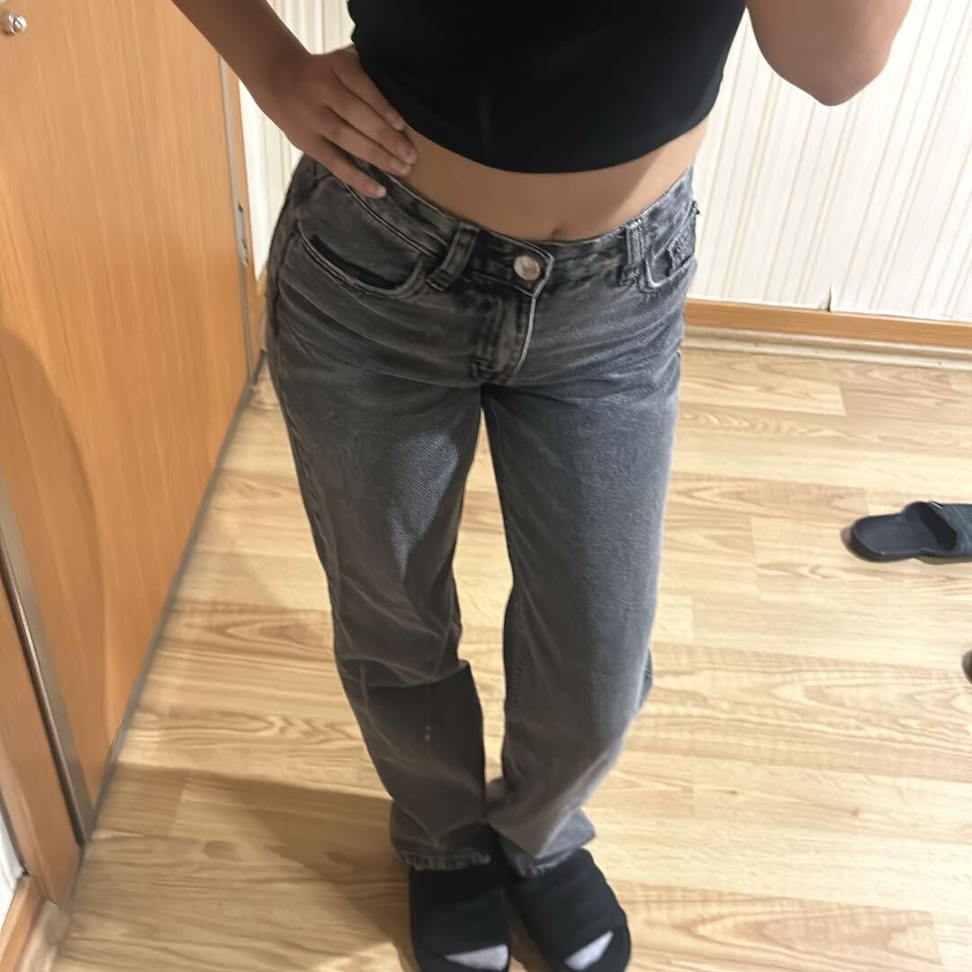 Pull&Bear Gri Mom Jean — görsel 2/4