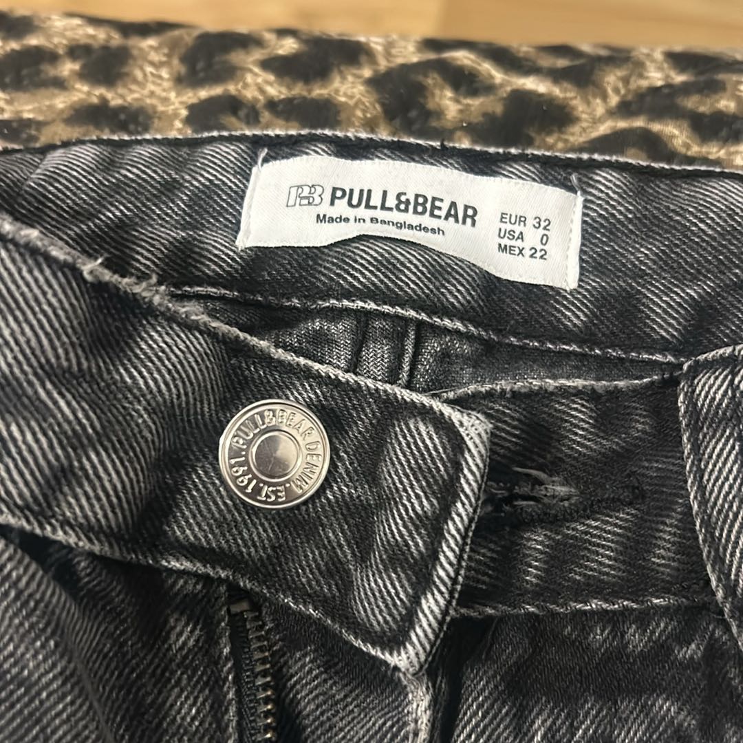 Pull&Bear Gri Mom Jean — görsel 4/4