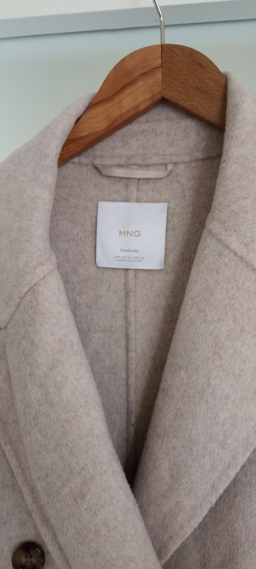Mango handmade yünlü kaban — görsel 6/8