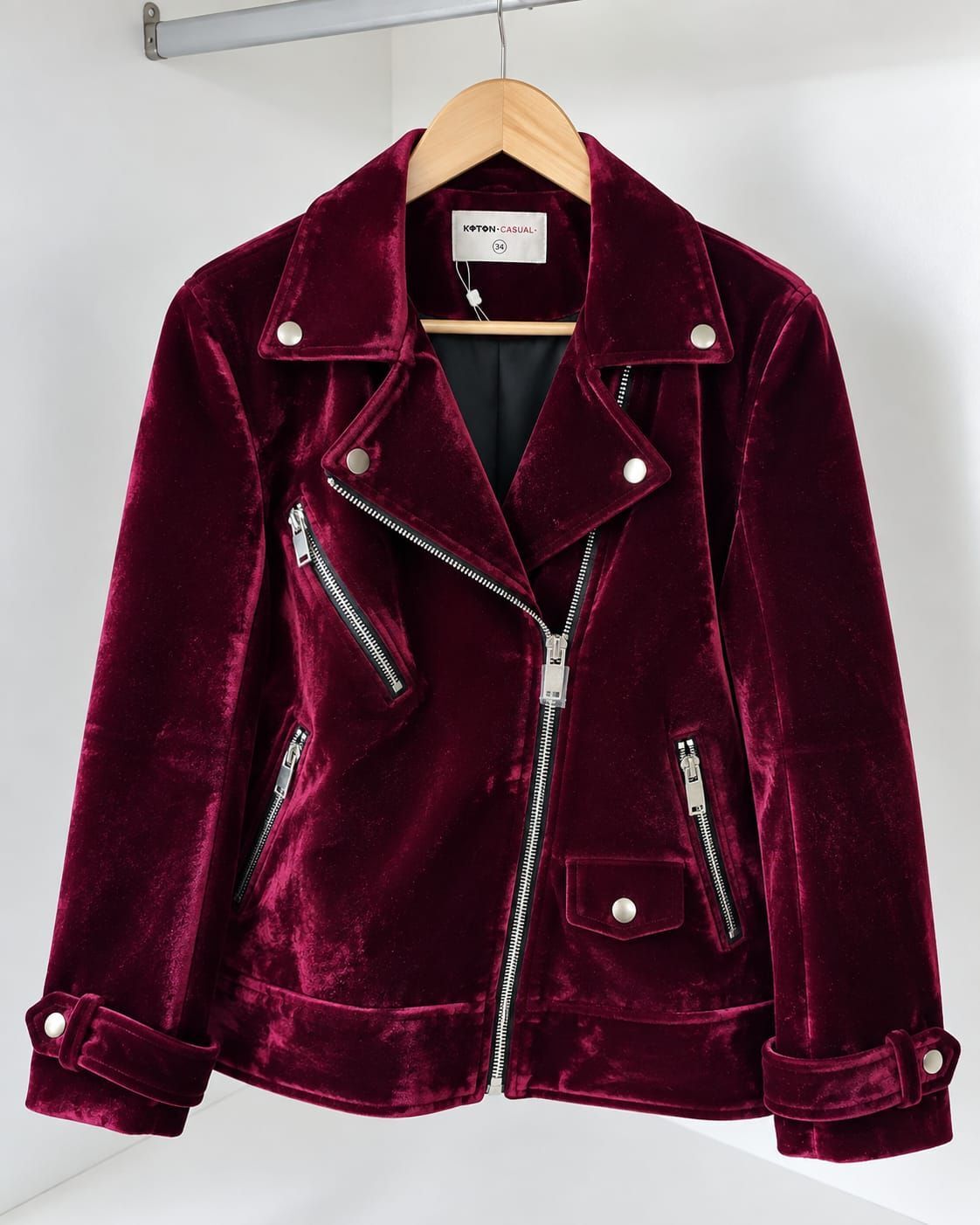 KOTON KADİFE BIKER MONT ✨💖 — görsel 3/7