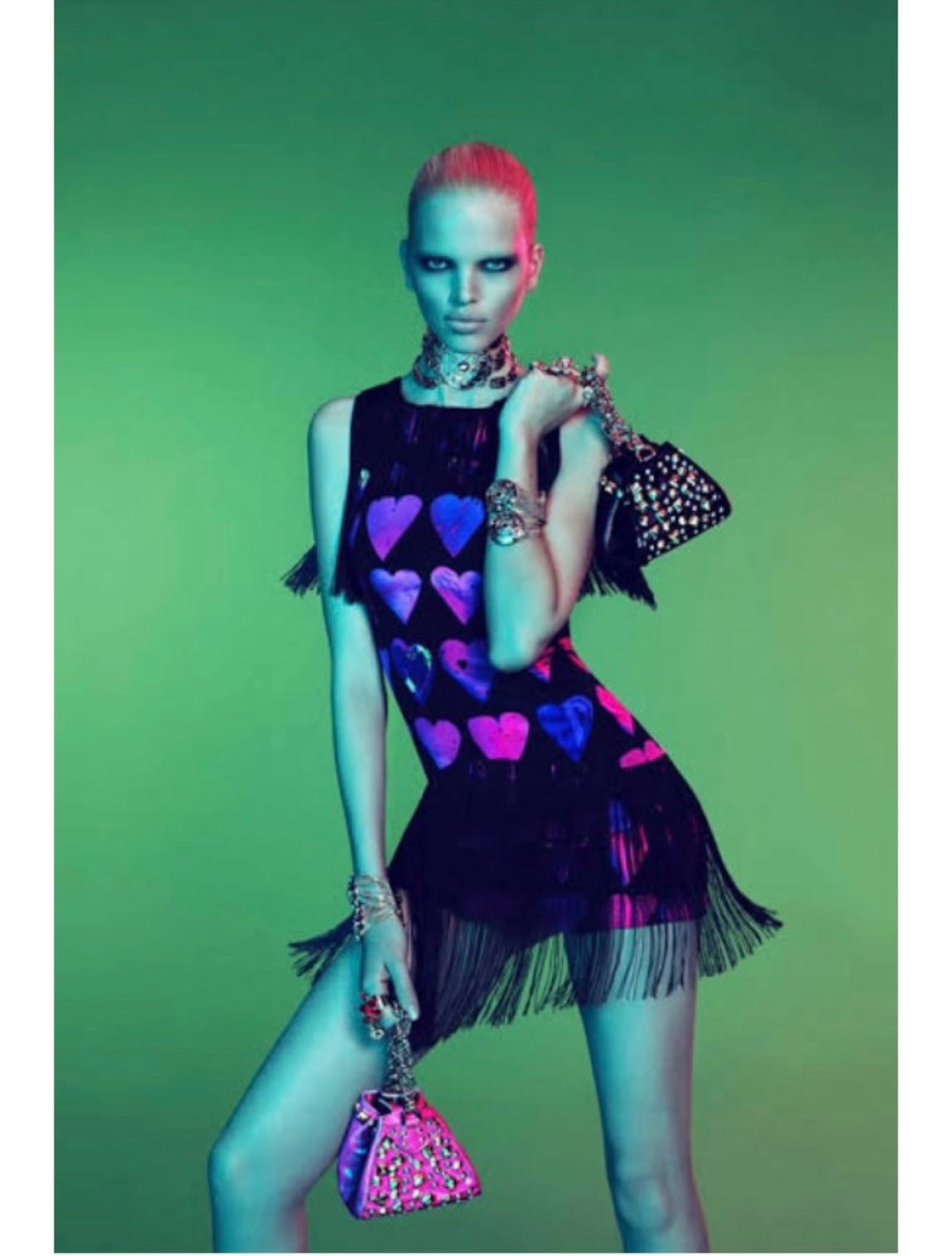 Versace x H&M püsküllü Elbise — görsel 9/9